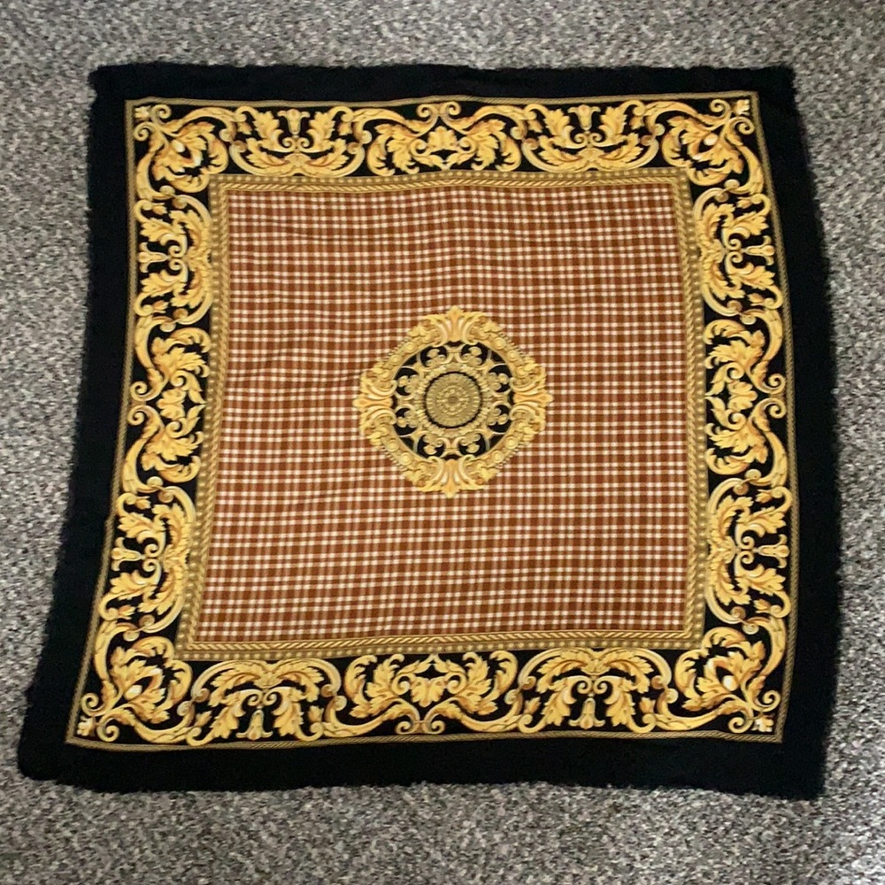 Faux Silk Scarf - Perfect as a bandana Top!